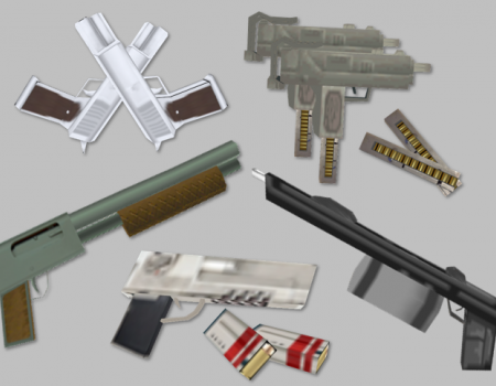 Low Poly Classic Guns