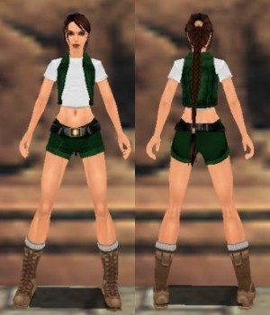 TR4 Young Lara in TRL Style (1 Long Braid)