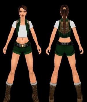 Young Lara Outfit (Young, Backpack)