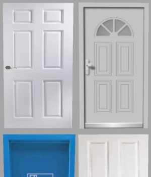 12 modern doors (Trinity's doors re-textured)