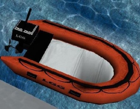 NEW RUBBER BOAT (RED)