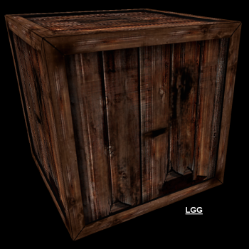 NG TR1 Pushable Wooden Crate