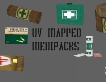 UV Mapped Medipacks + Re-Colors