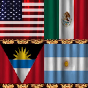 Fancy flags: Americas