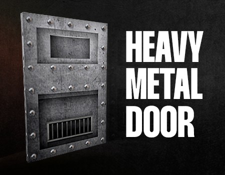 Heavy Metal/Concrete door