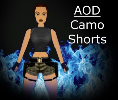 AOD - Camo Shorts Outfit for TR3
