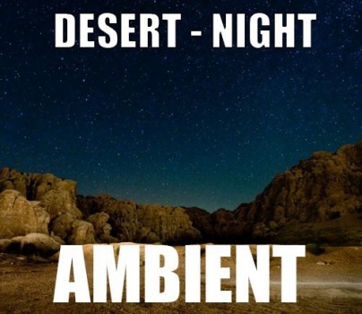 Ambient track - Desert : Night