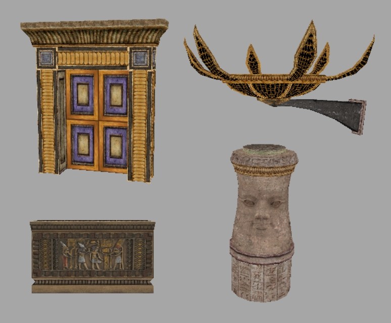 Egypt Various Objects by Advent Calendar TRSearch